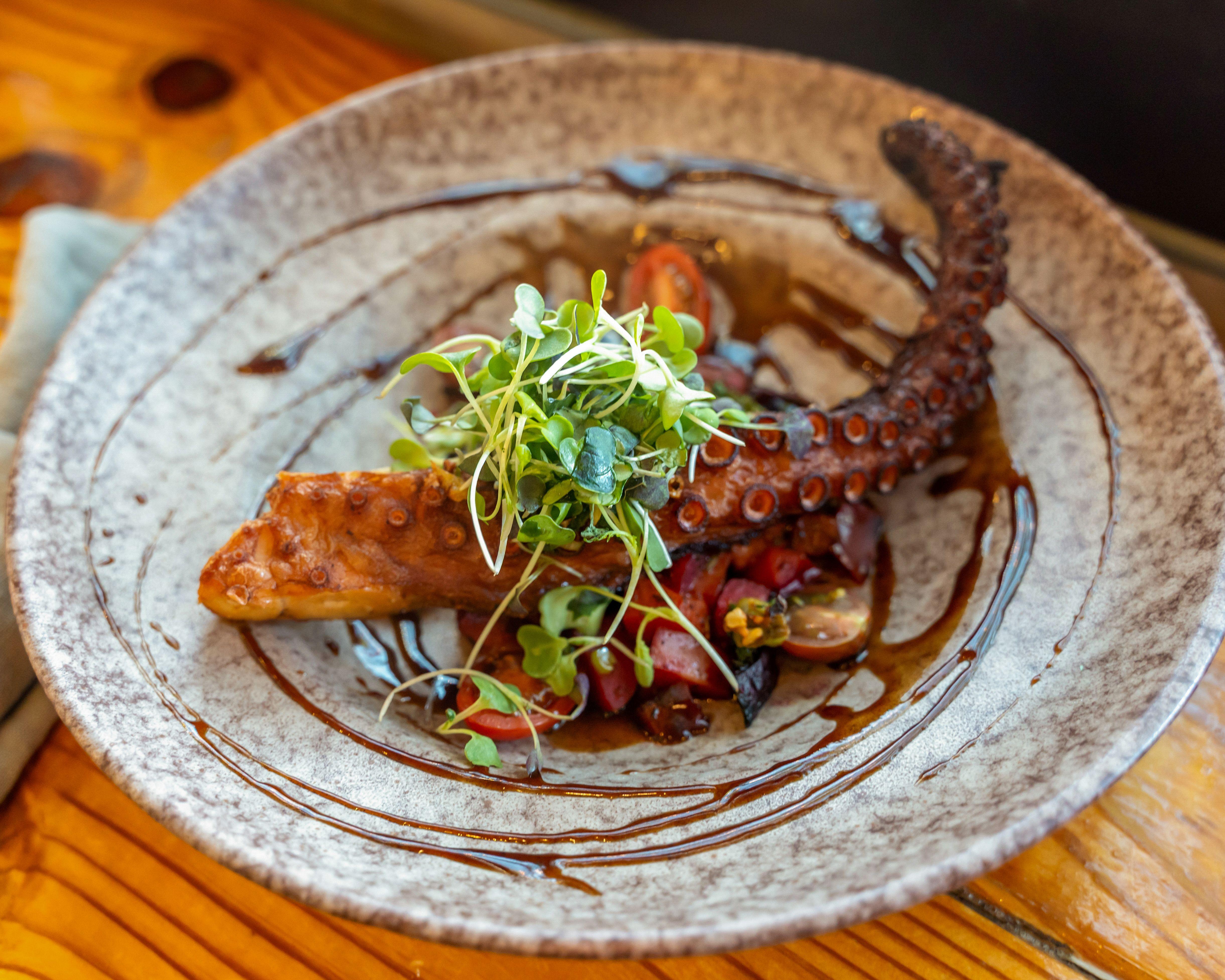 Braised Octopus.