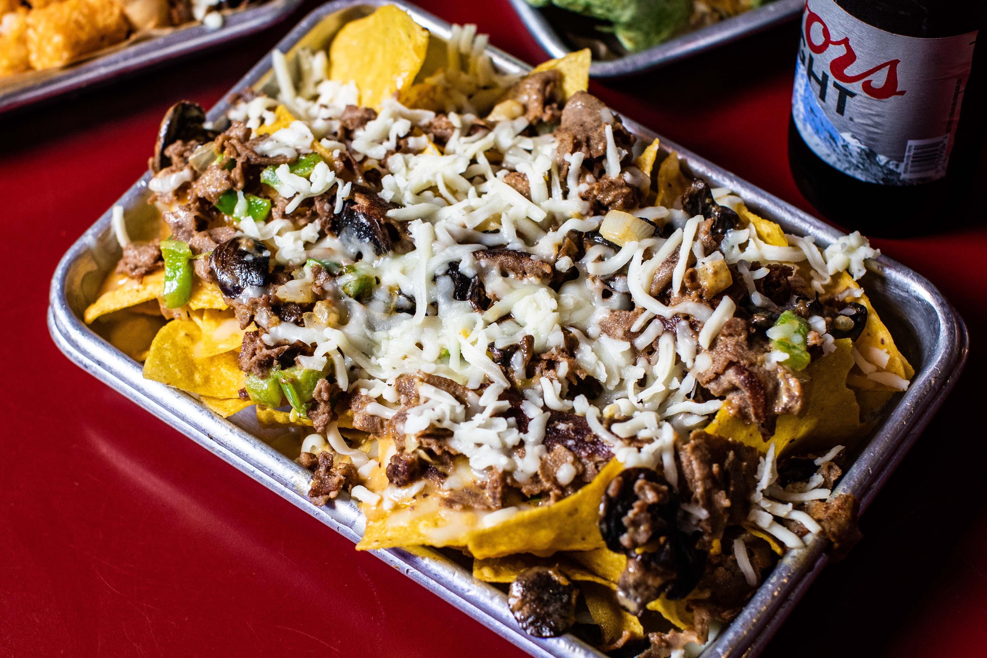 Philly Cheesesteak Nachos.