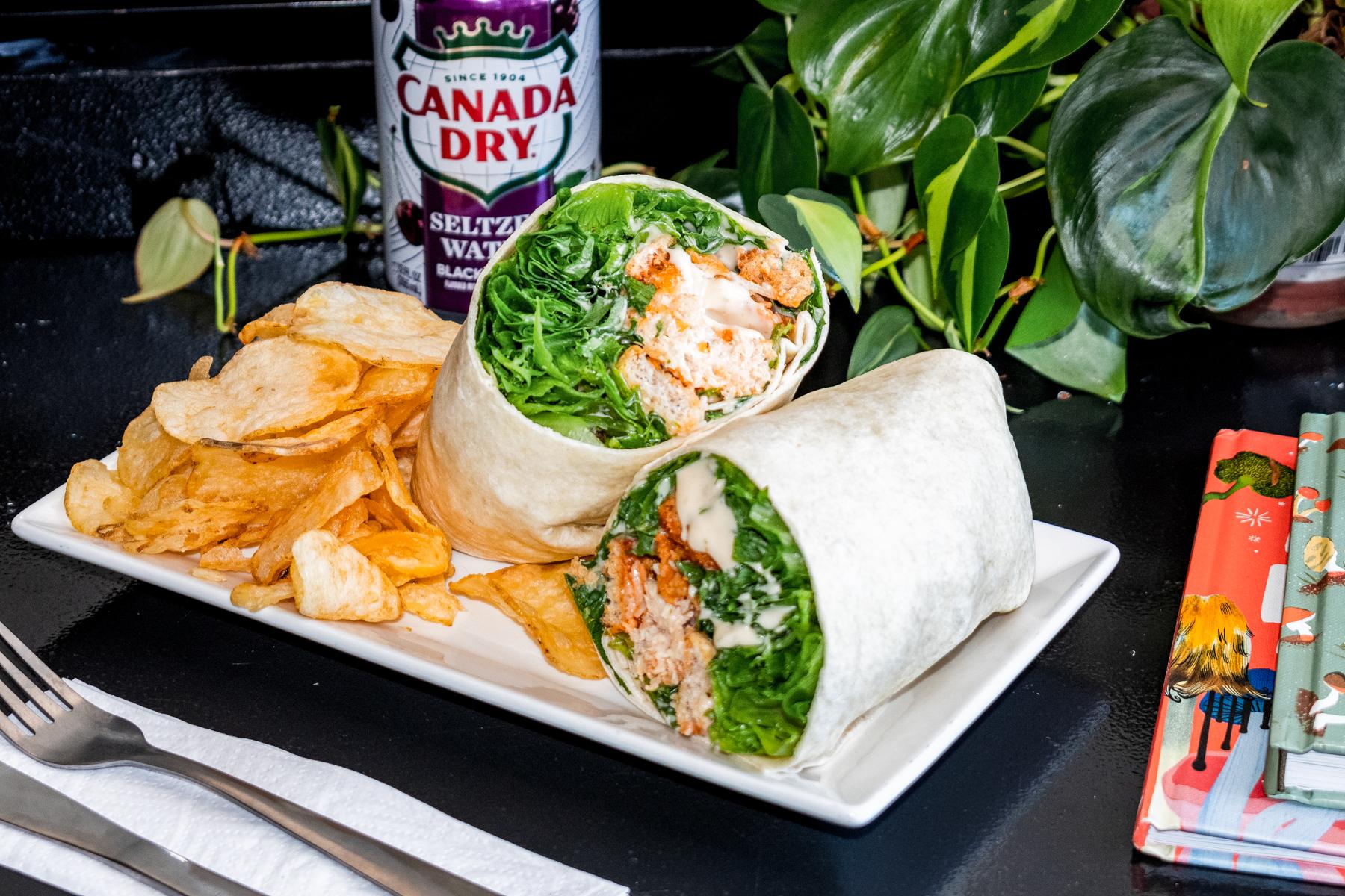 Chick'n Caesar Wrap.