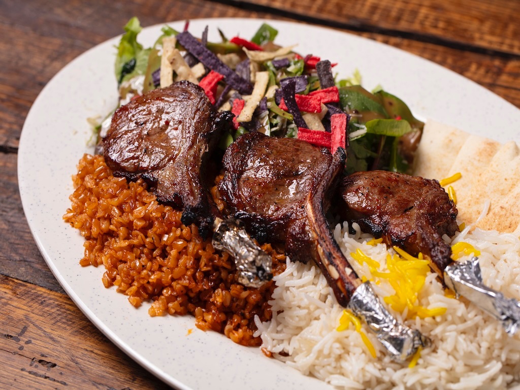 #8) Lamb Chops Plate.
