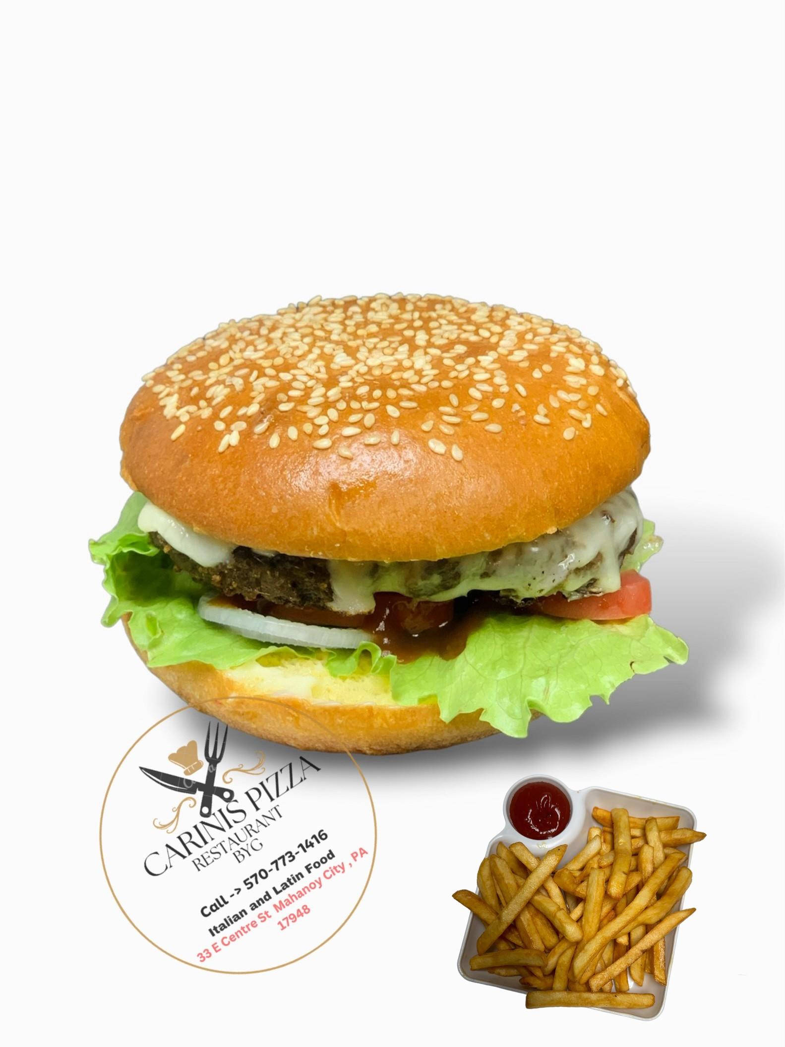 Veggie Cheeseburger.