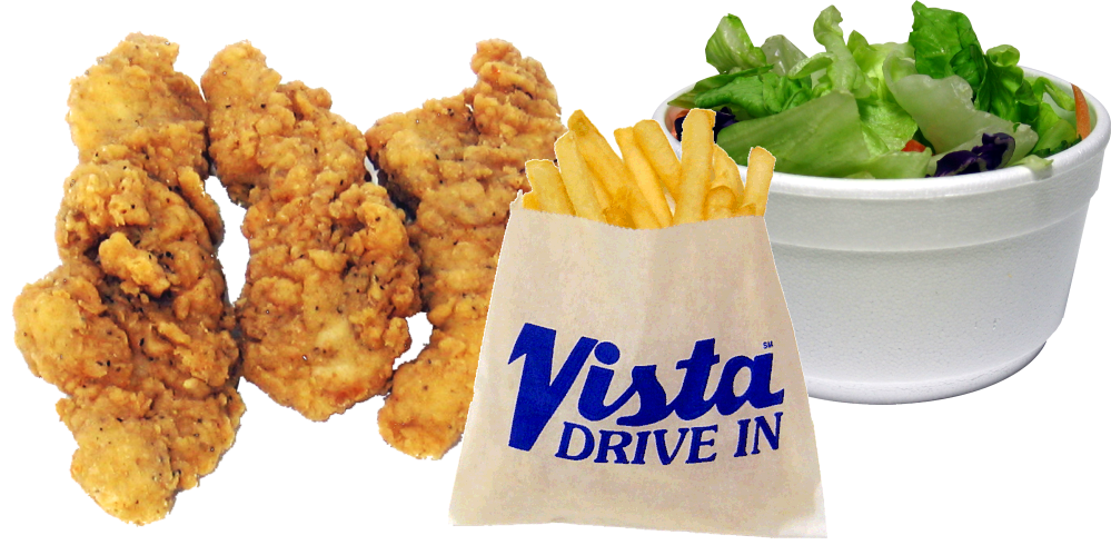 Chicken Strips (3pc) Basket.