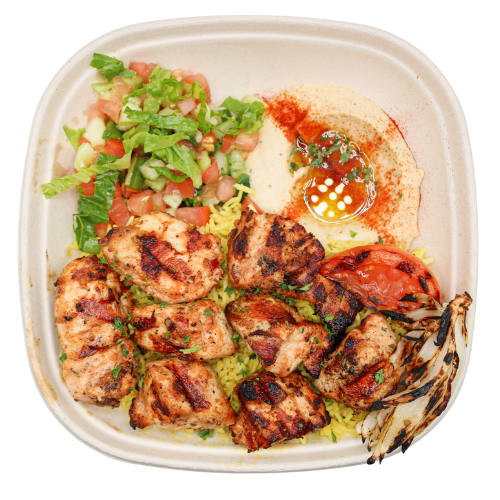 Chicken Kabab Plate.