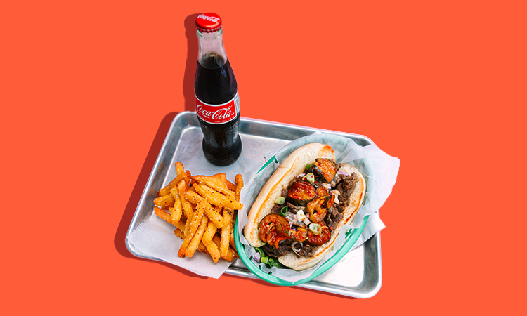 Cheesesteak + Side + Drink.