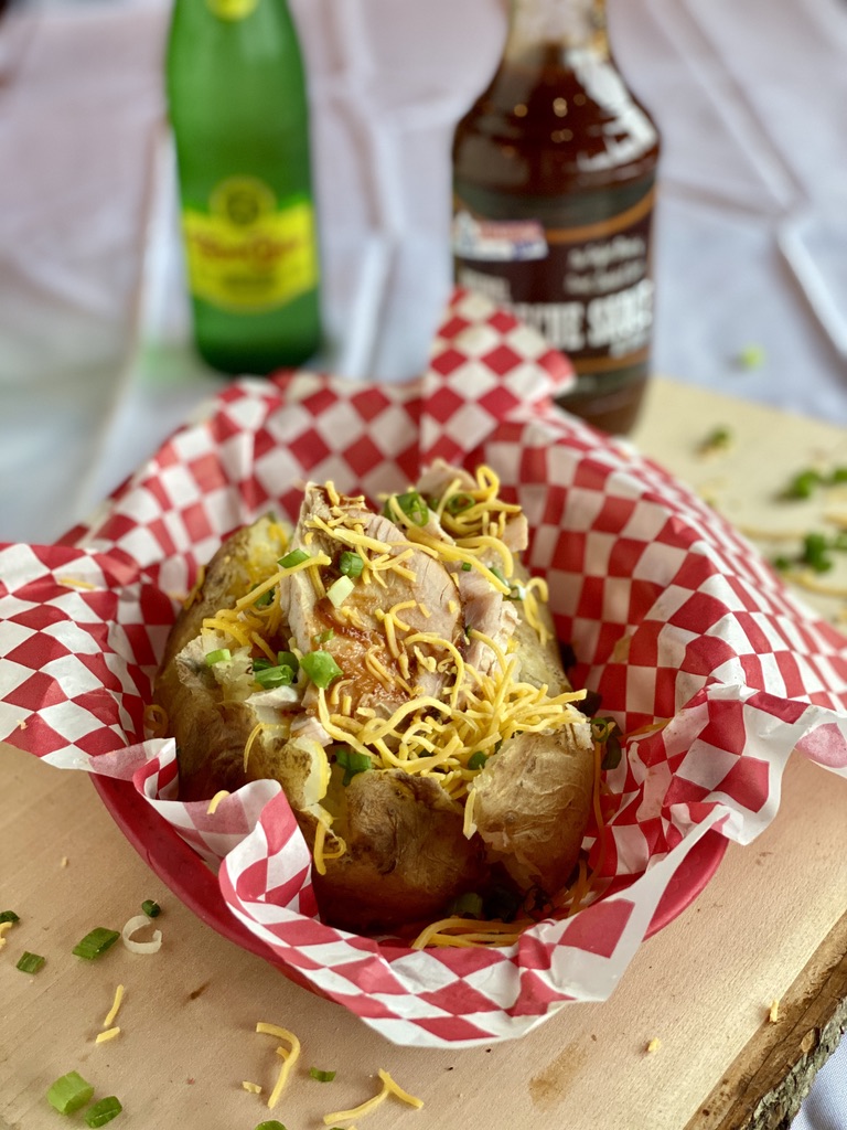 Giant Overstuffed Potato with Choice of Topping.