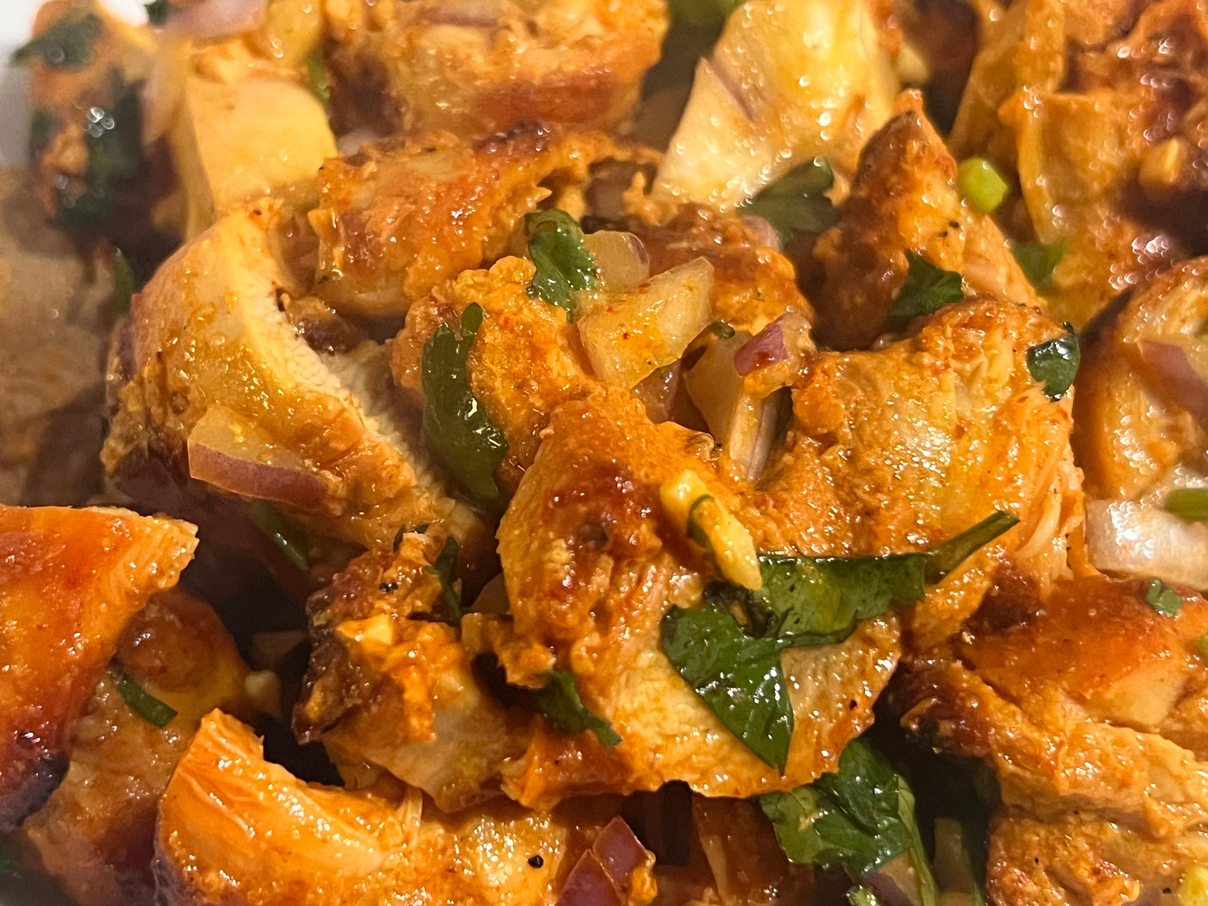 Chicken Sadeko (GF).