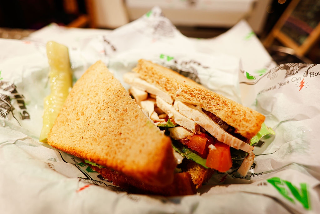 Smoked Turkey Sandwich.
