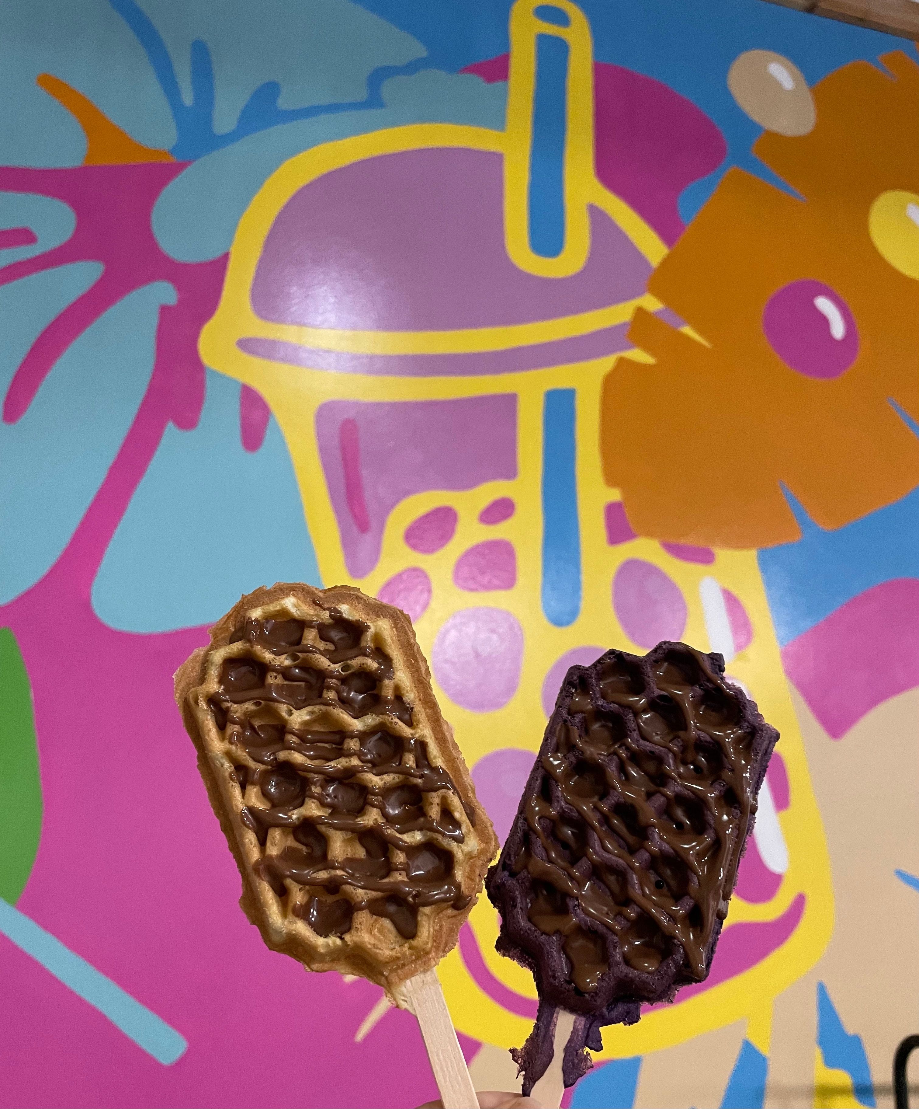 Mini Honeycomb Waffle Stick.
