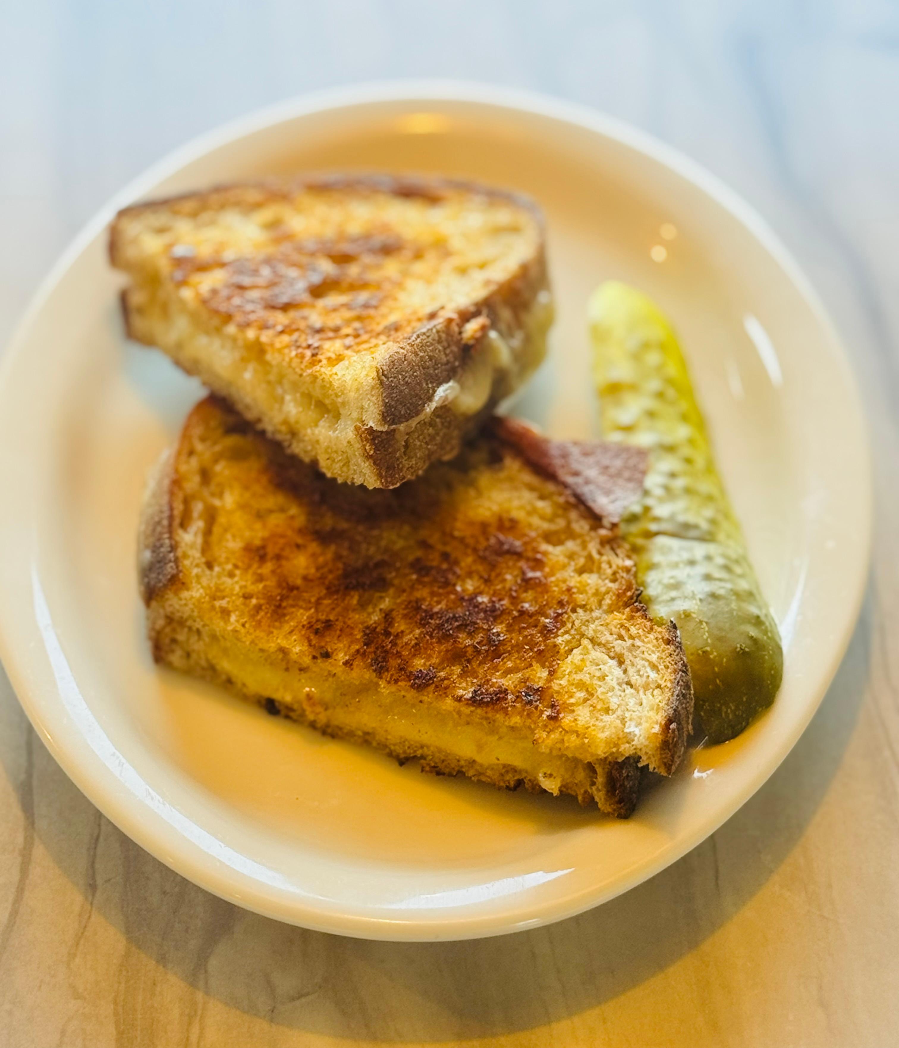 Grilled Cheese on sourdough Deluxe.