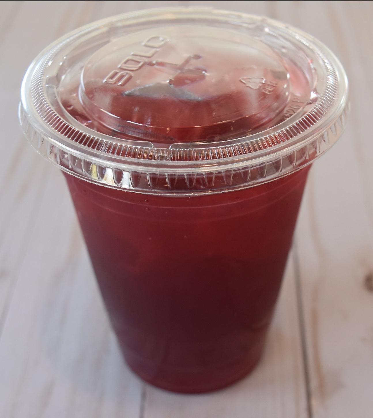 Pomegranate Iced Tea.