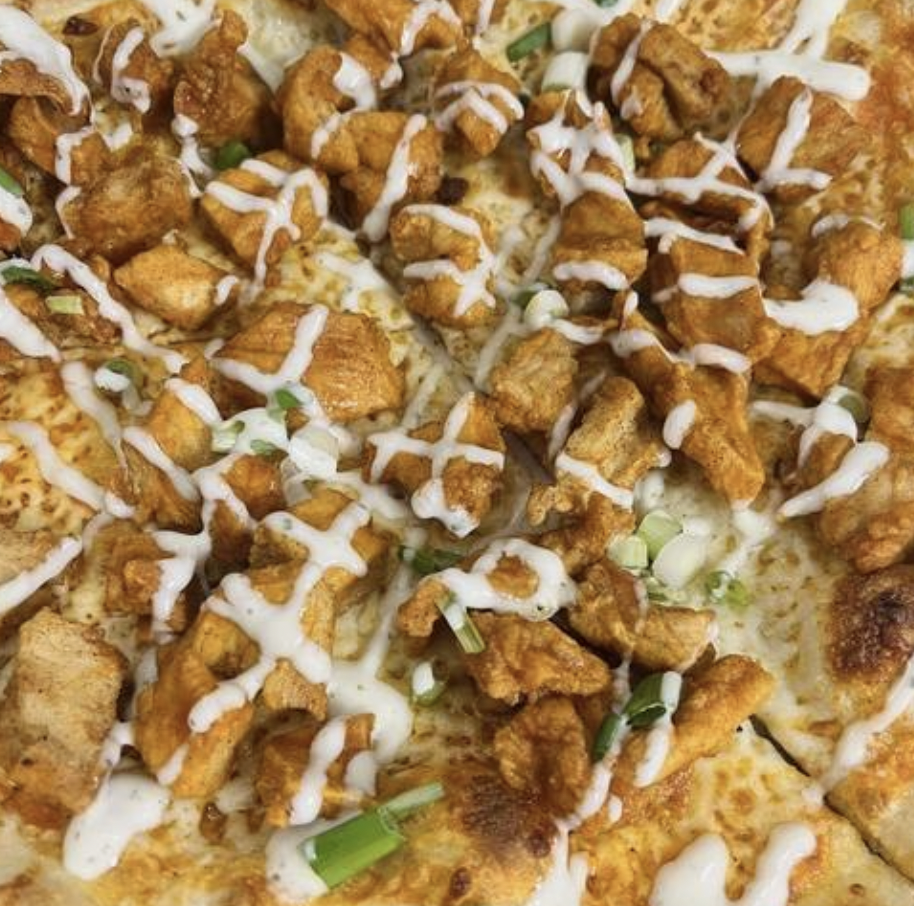 Buffalo Chicken Pizza.