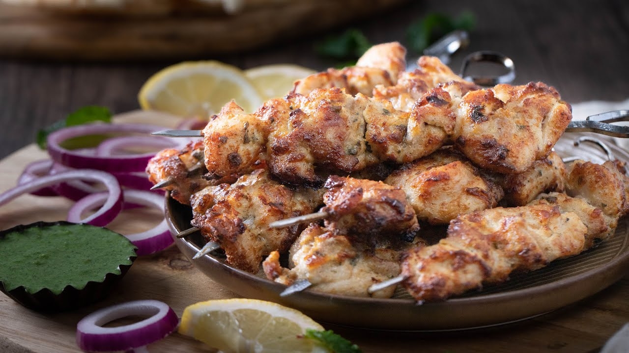 Creamy Malai Chicken Tikka.
