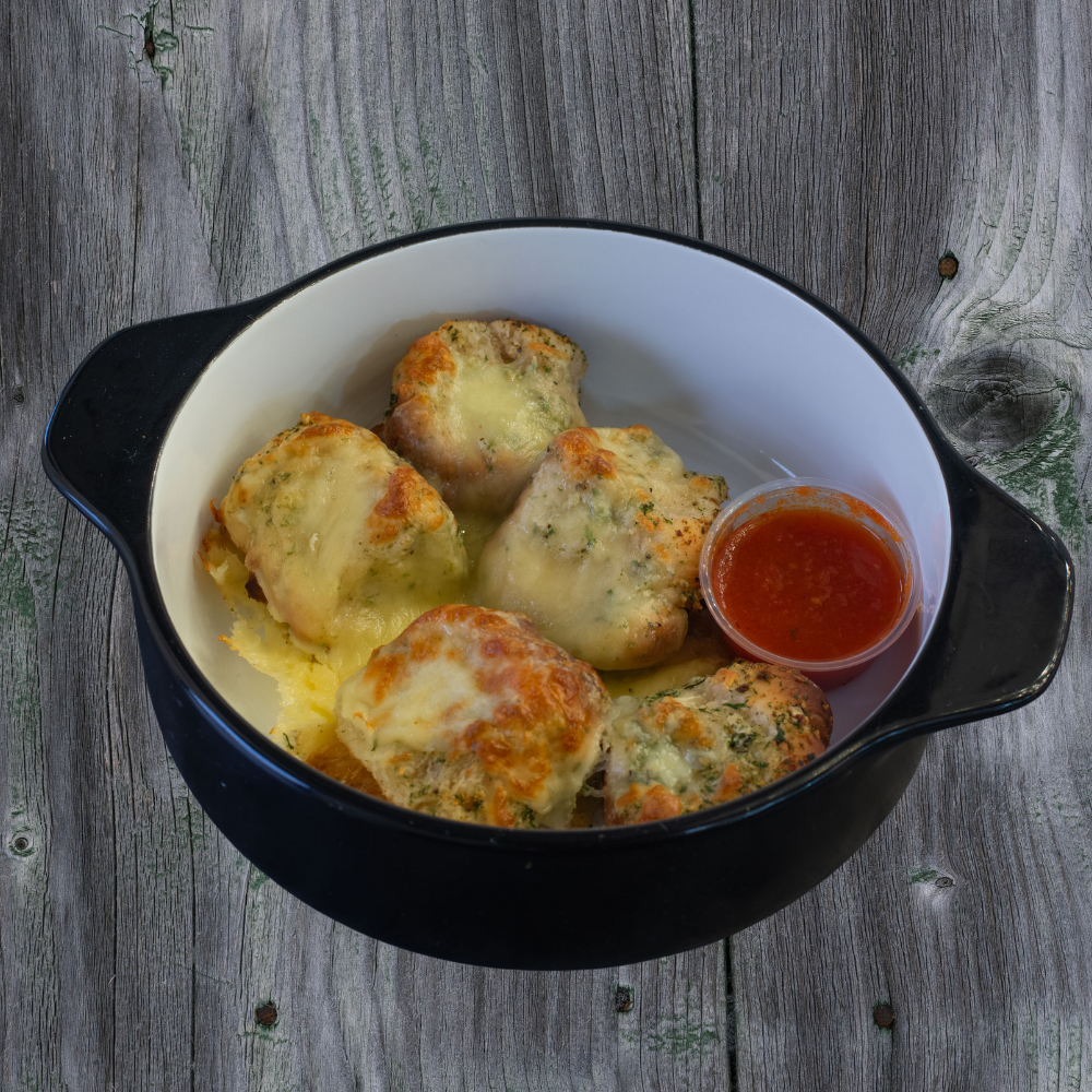 Cheesy Garlic Knots.