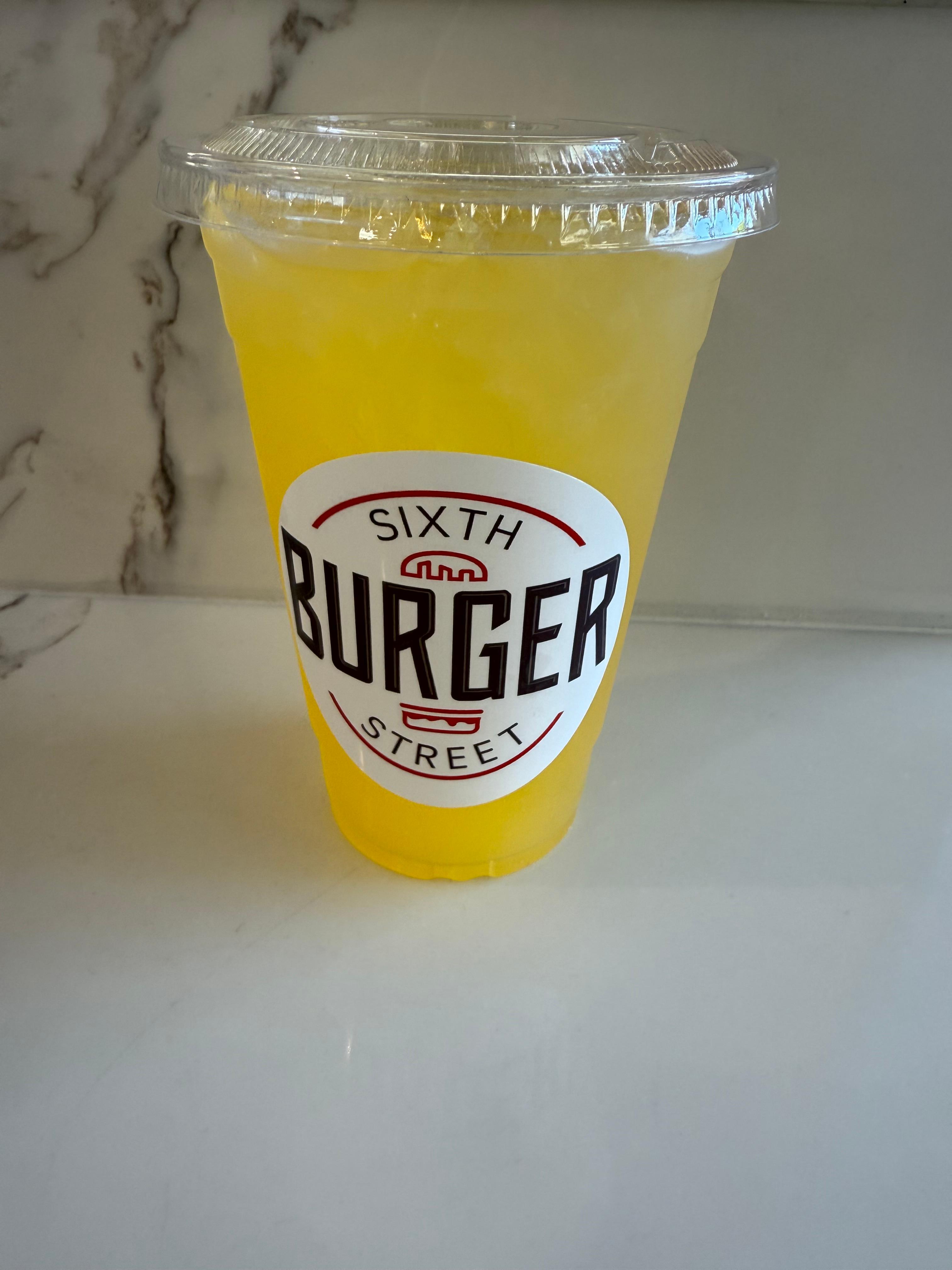 Sixth Street Mango Lemonade.
