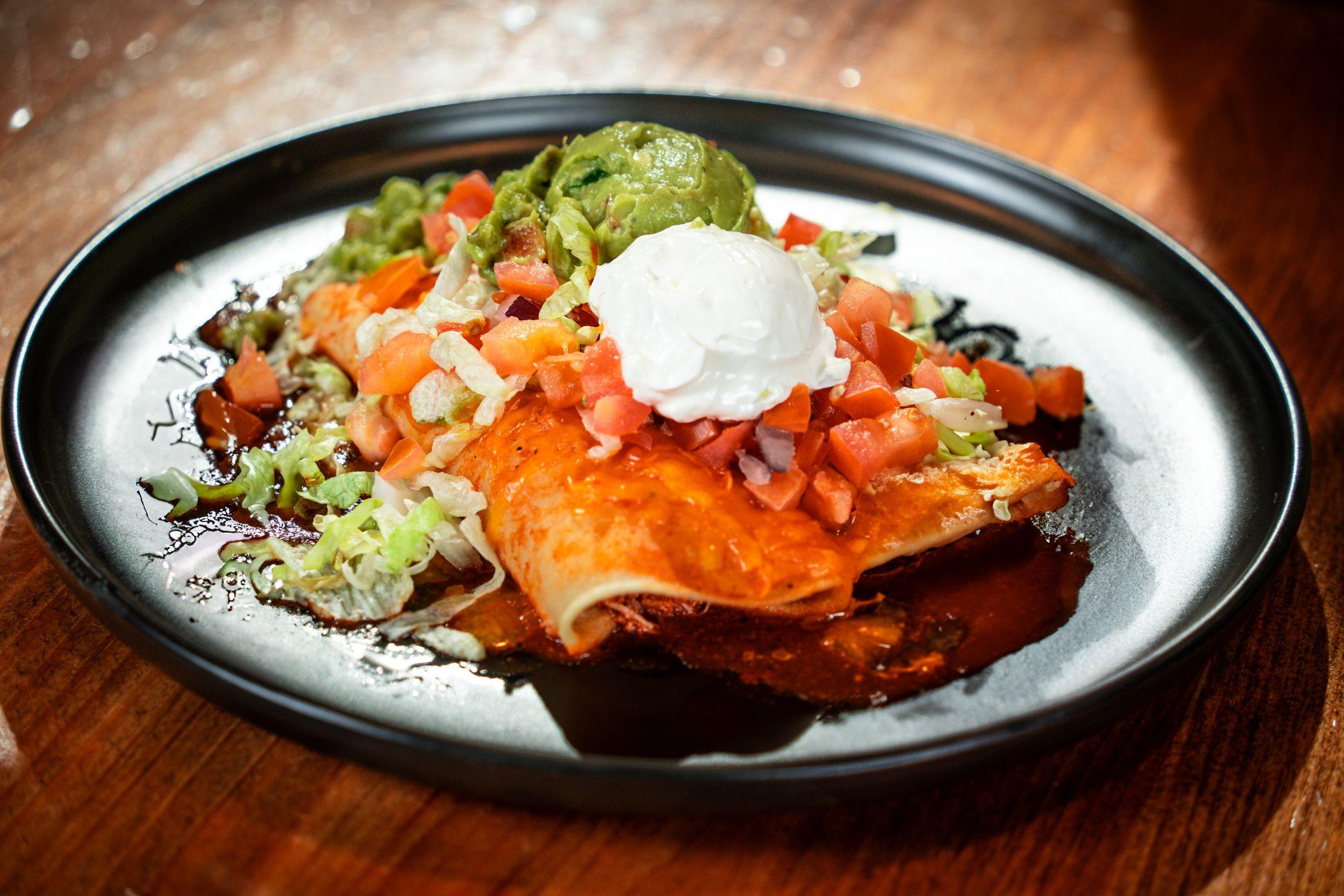 Enchiladas Rojas.