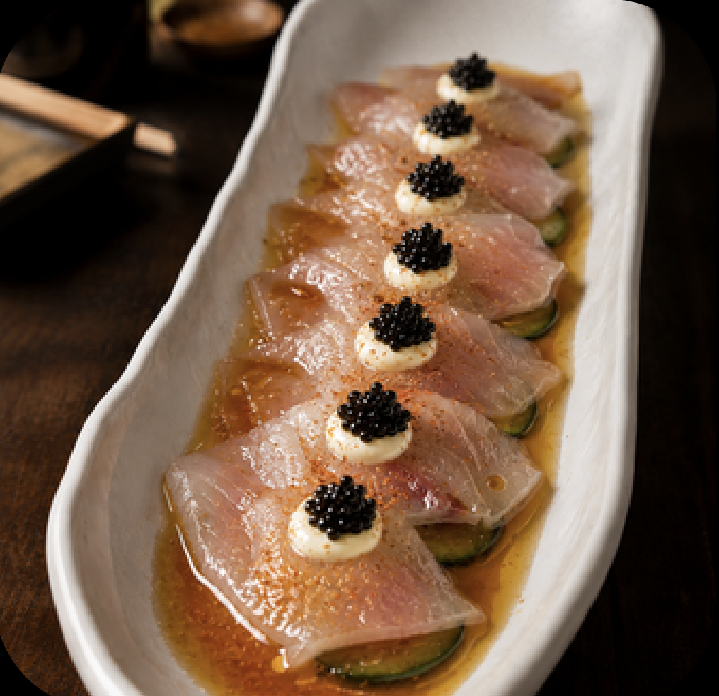 Yellowtail Carpaccio.