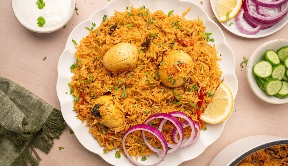 Egg Pulao.