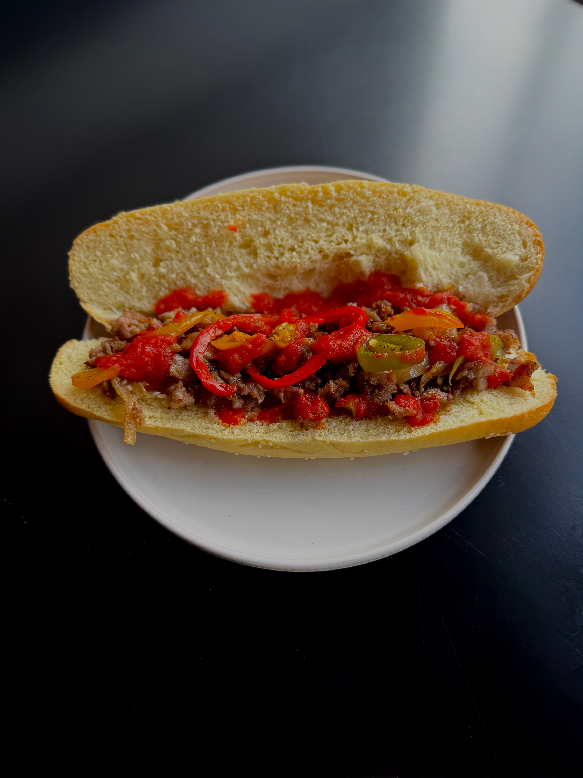 Sausage & Pepper Hero.