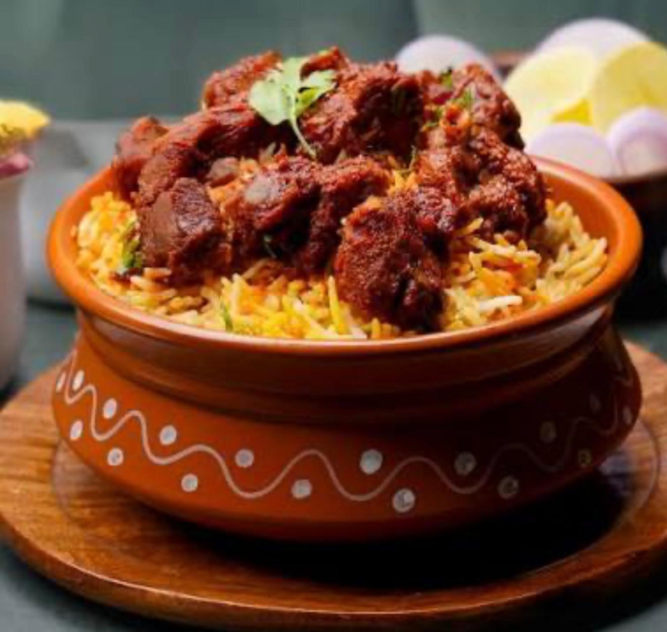 Goat Fry Biryani family.