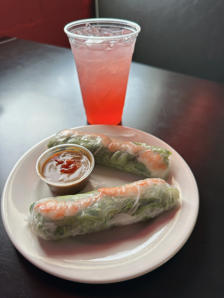 SHRIMP SPRING ROLLS.