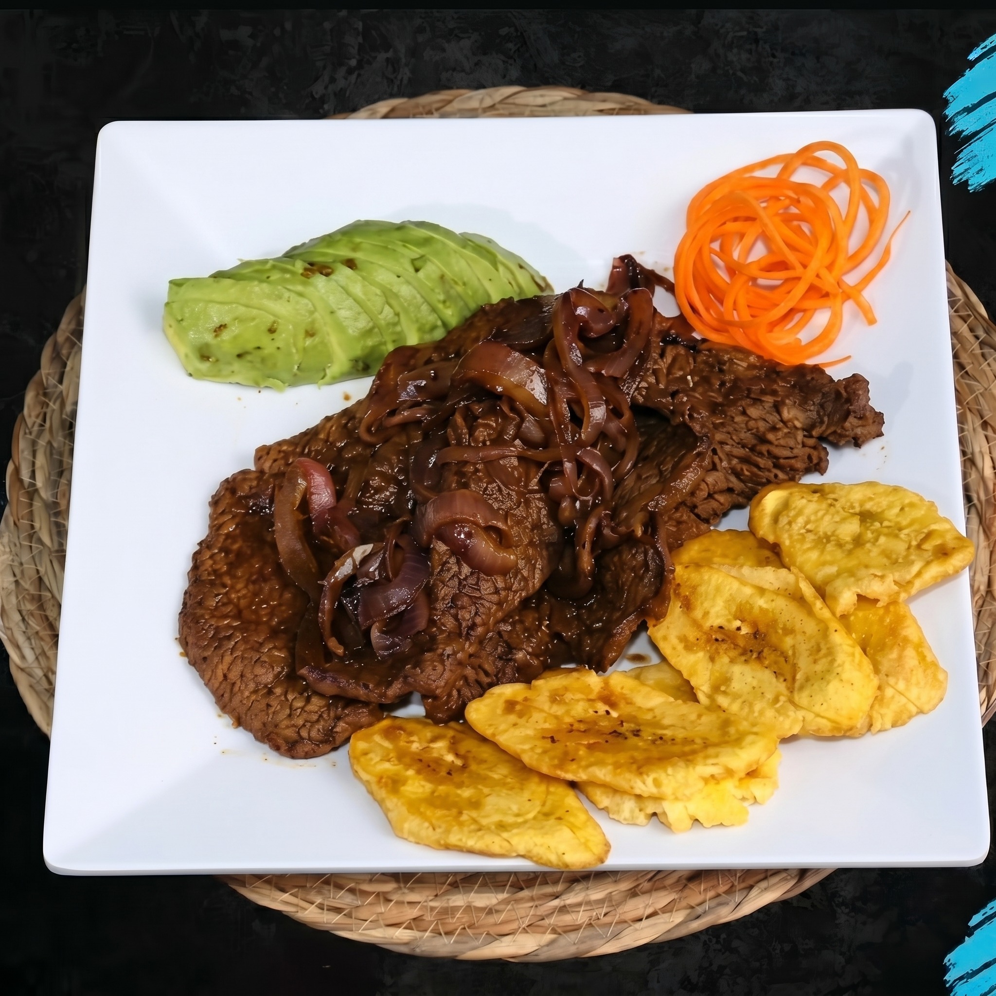 Bistec Encebollado.