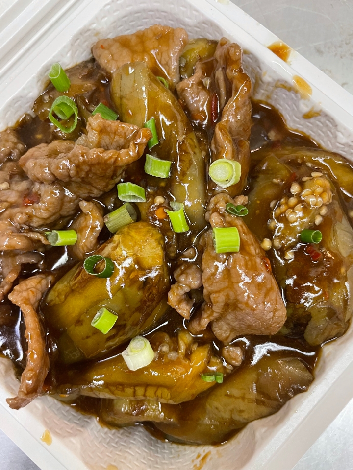 茄子猪/牛 94.Eggplant Pork /Beef.