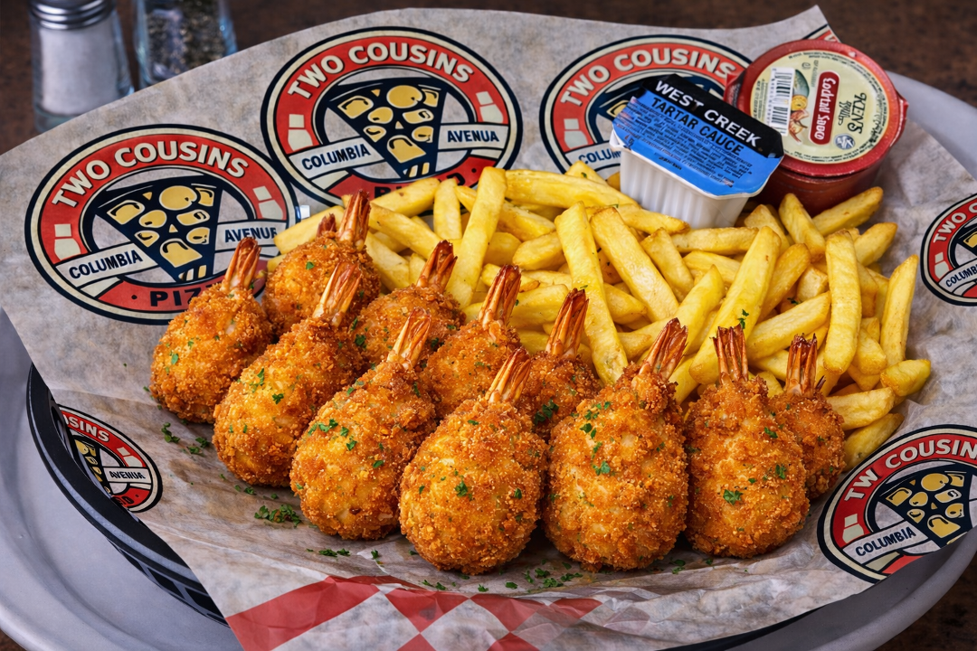 Butterfly Shrimp & Fries.