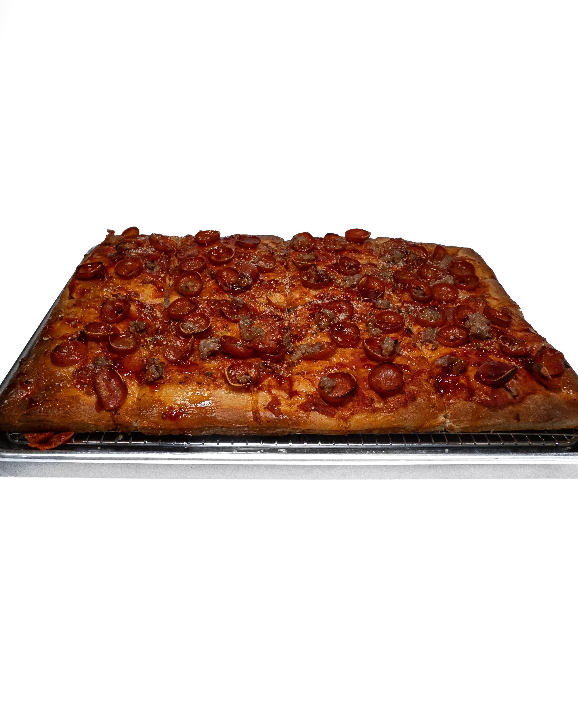 Sicilian Hot Honey Pepperoni.