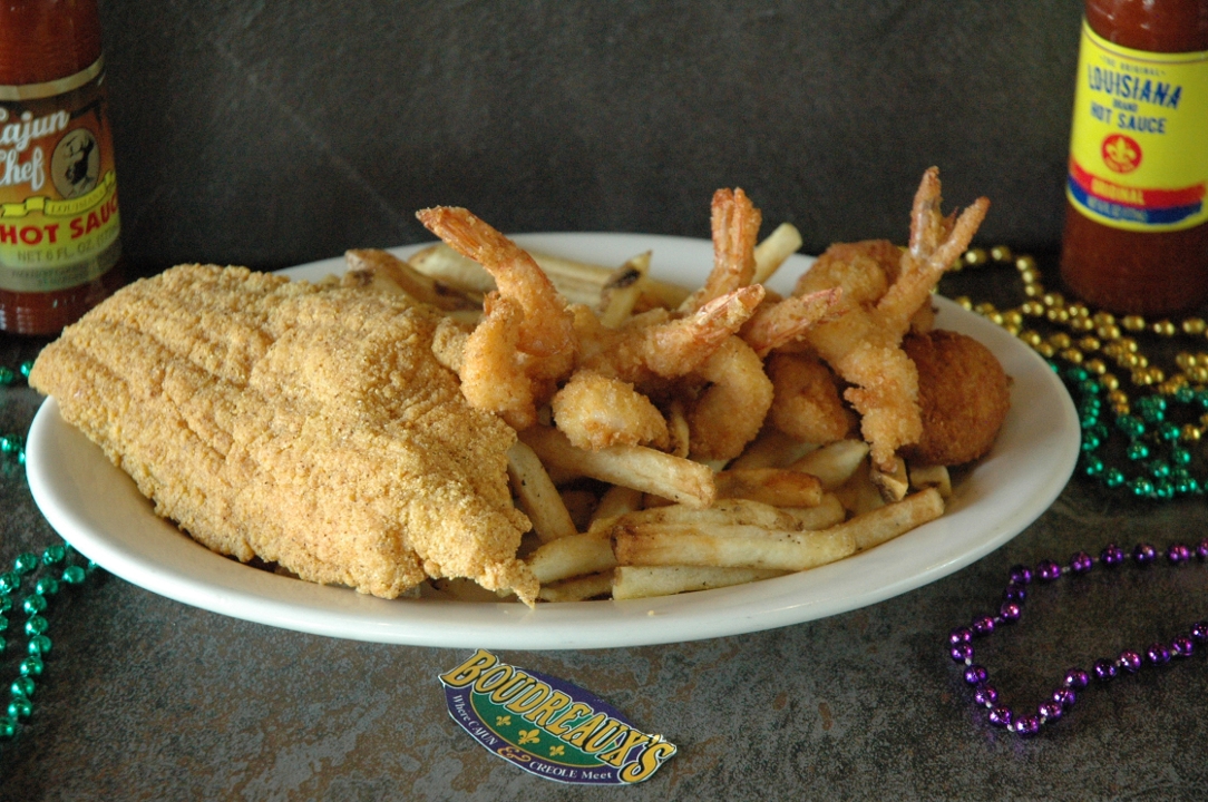 Shrimp & Farm Raised Catfish.
