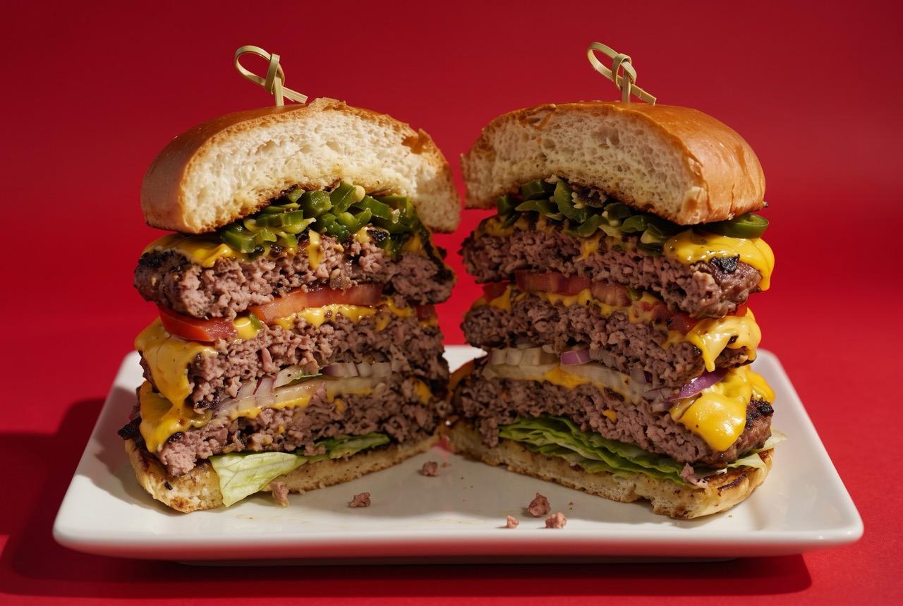 Double Cheese Burger.