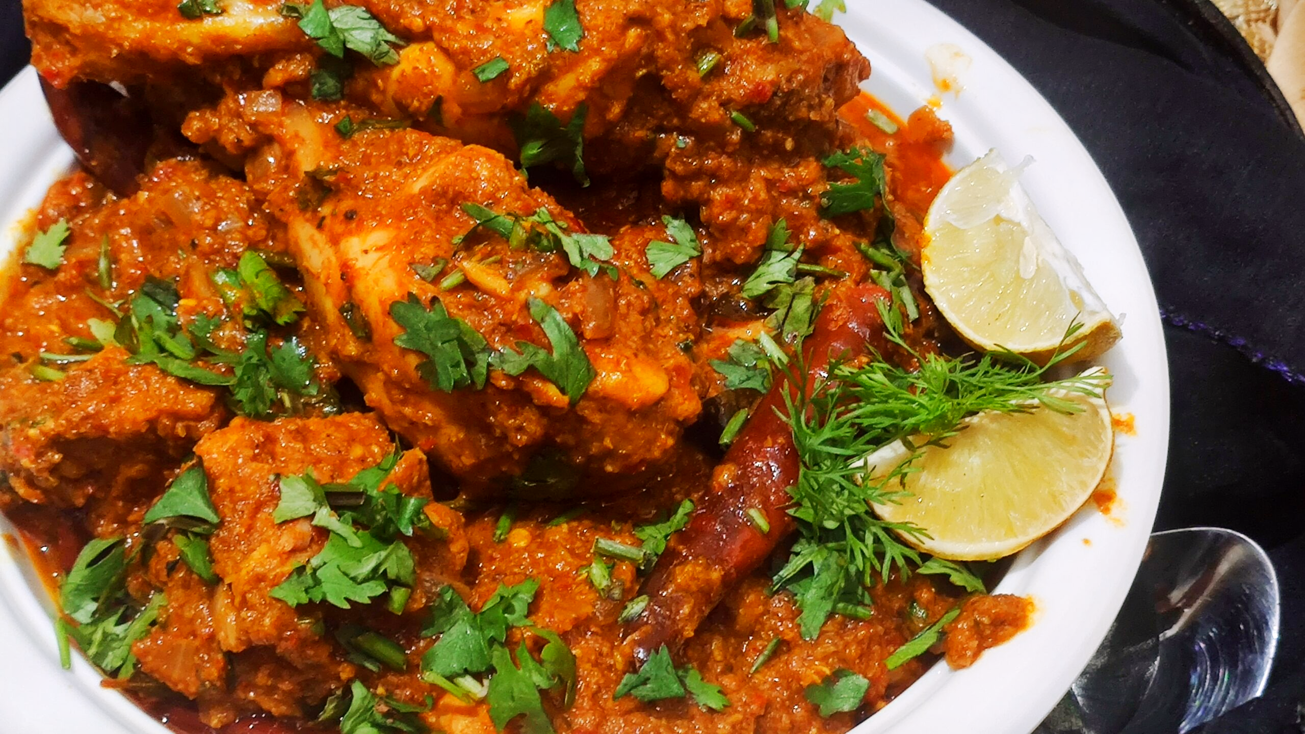 Guntur Chilli Chicken.