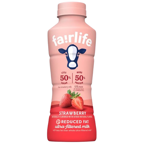 Fairlife Strawberry Milk.