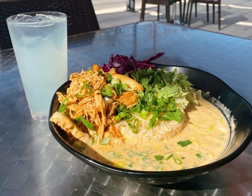 Coconut Curry w/ 1 Protein + Drink.