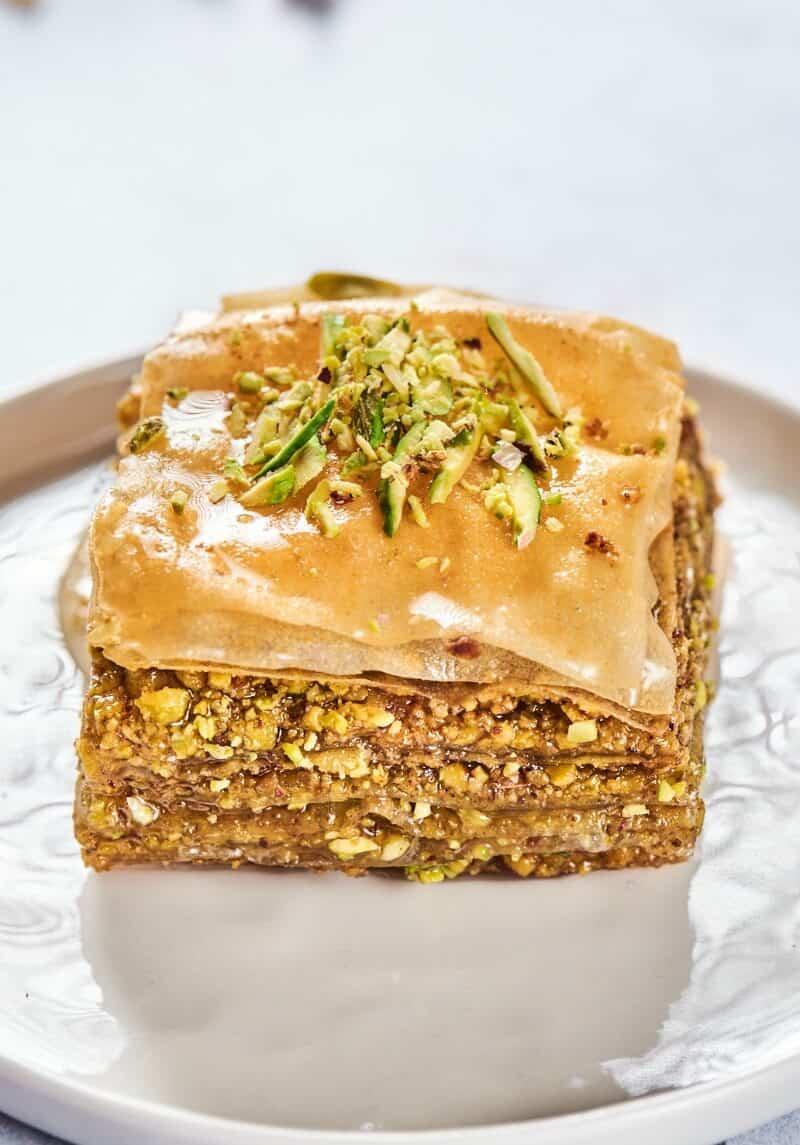 Mini Vegan Pistachio Baklawa.