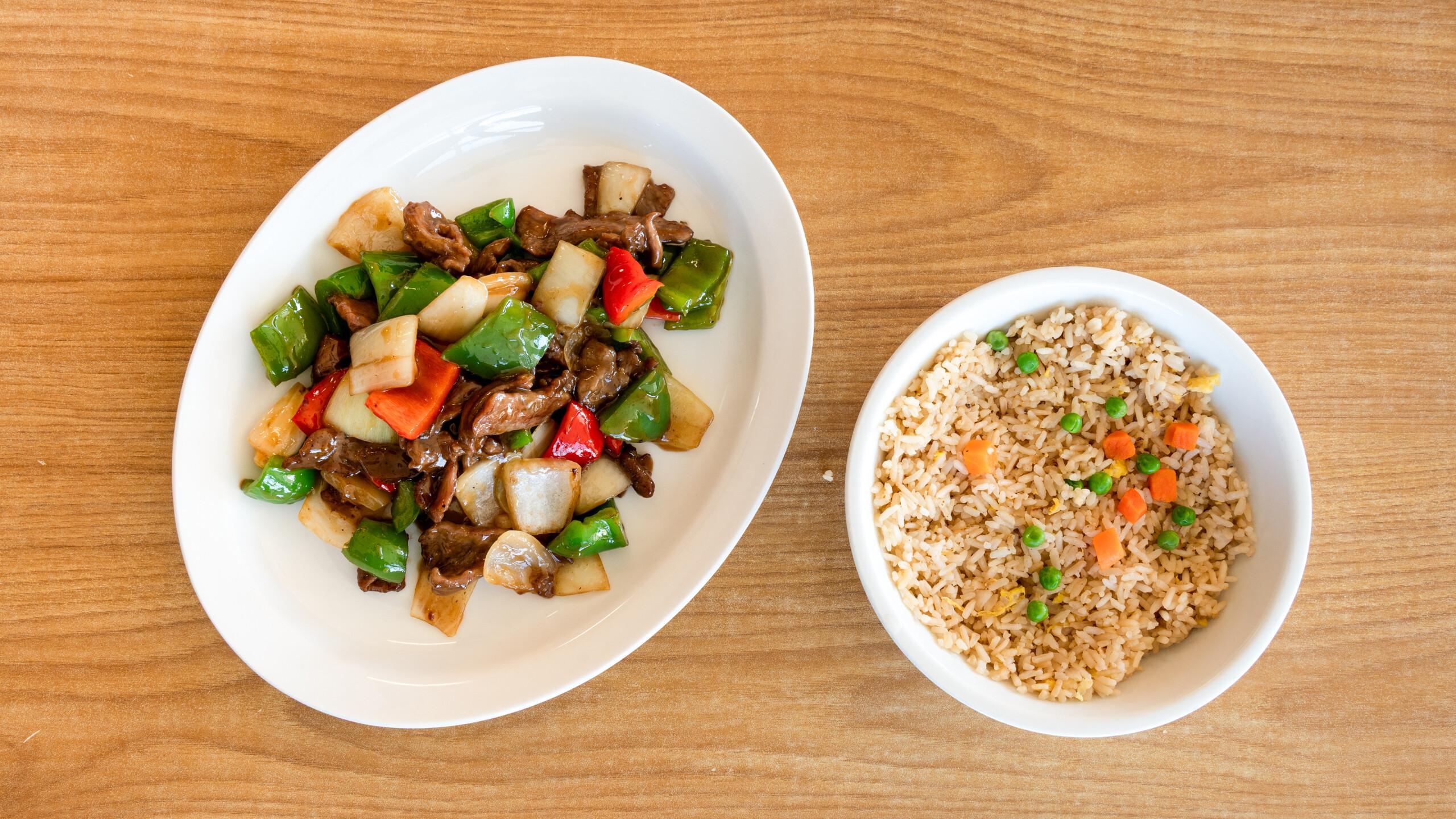 L-PEPPER STEAK.