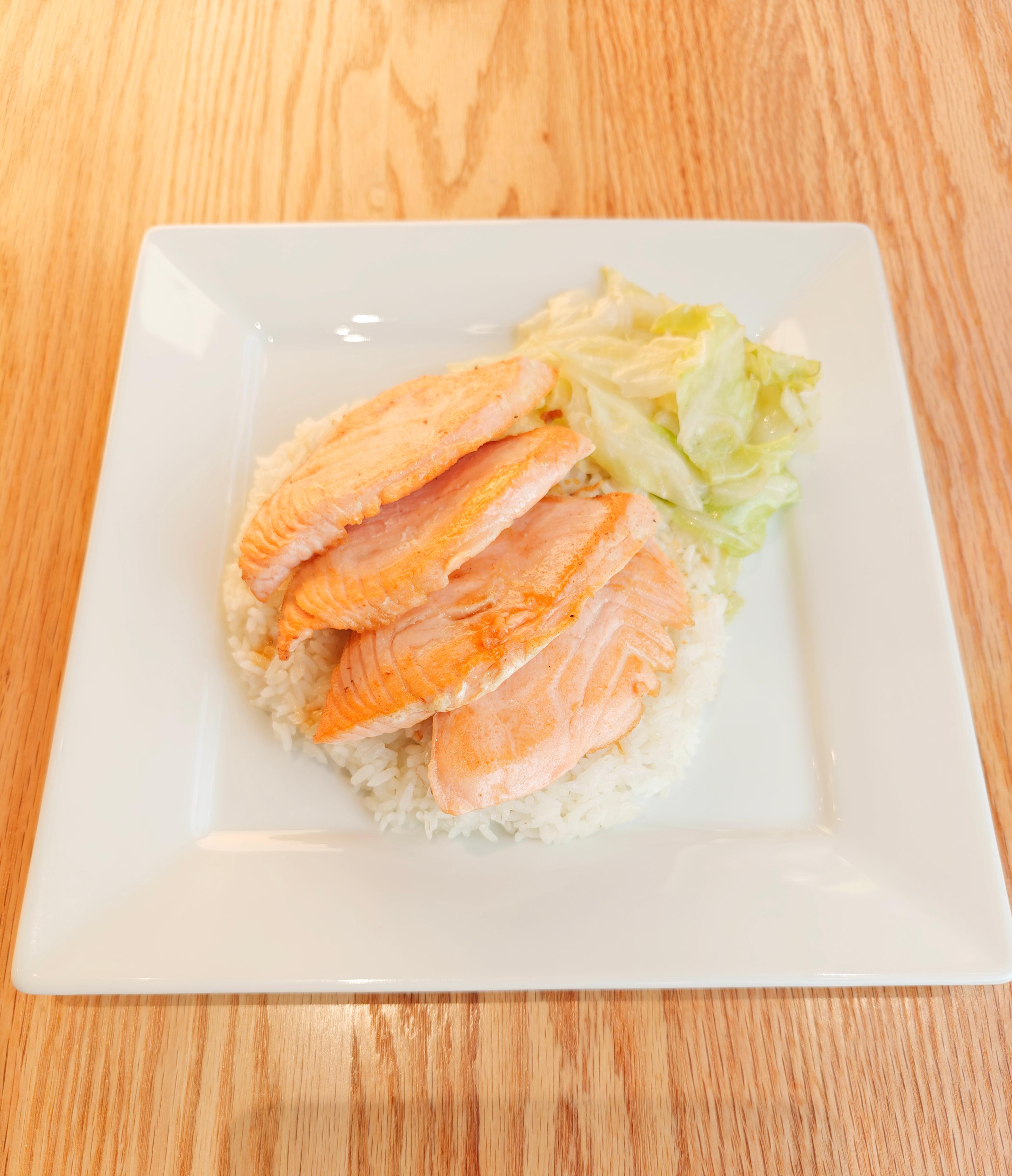 Salmon Teriyaki.