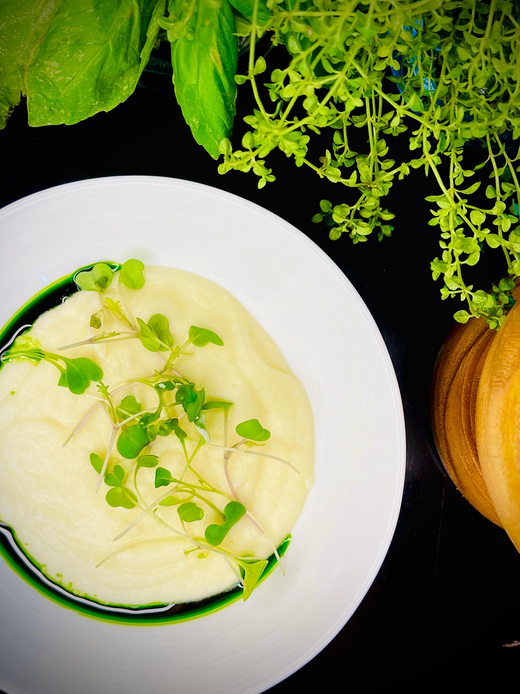 Creamed mash Potatoes.