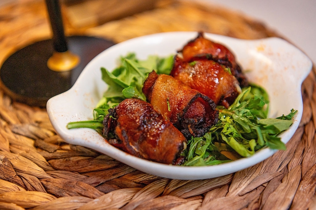 Bacon Wrapped Dates.