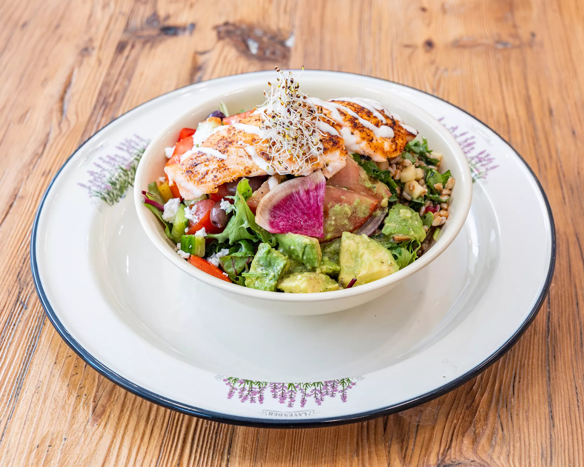Salmon Protein Bowl.