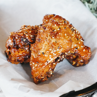 Roasted Sesame Wings.