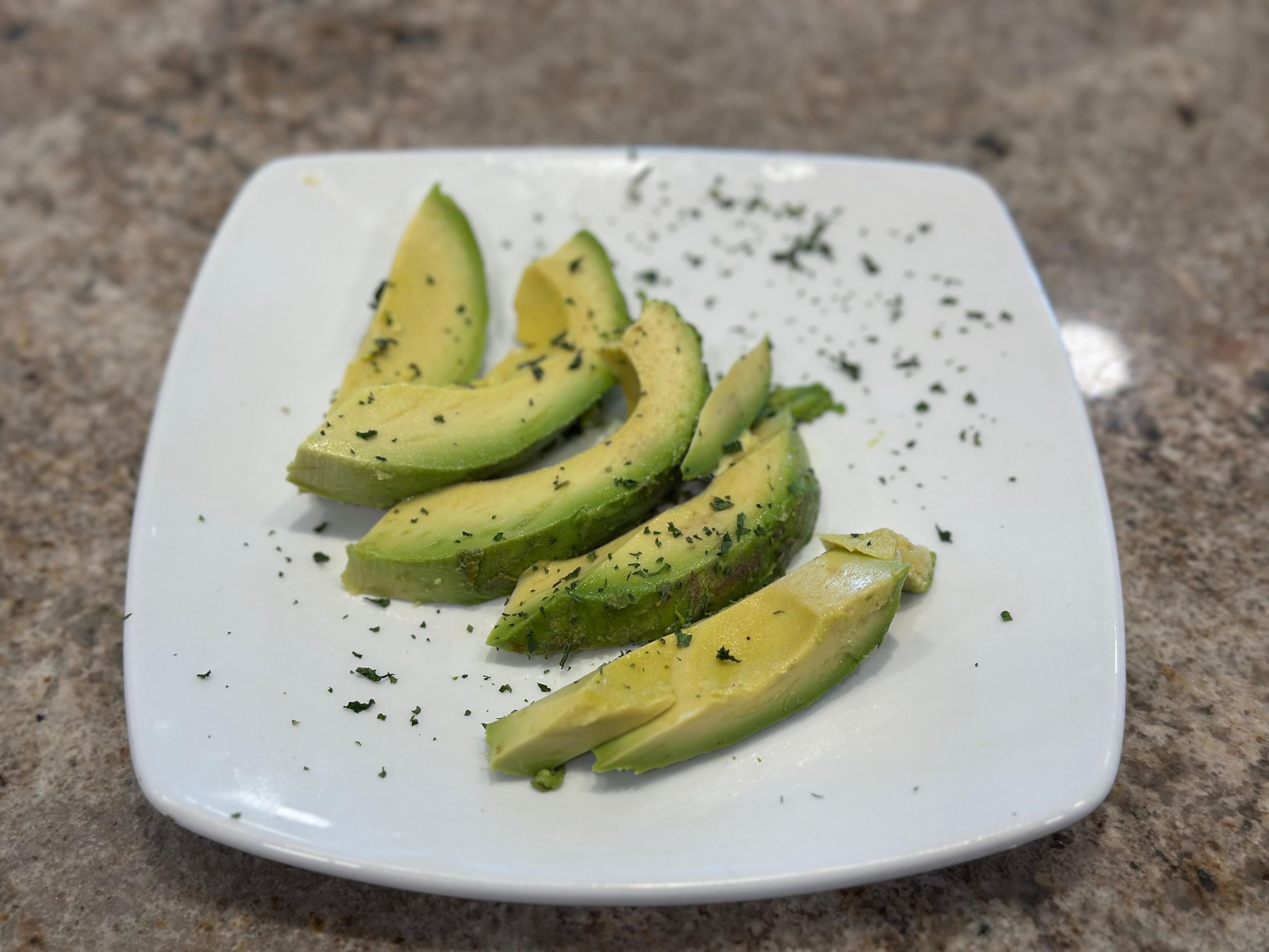 Sliced Avocados (Side).