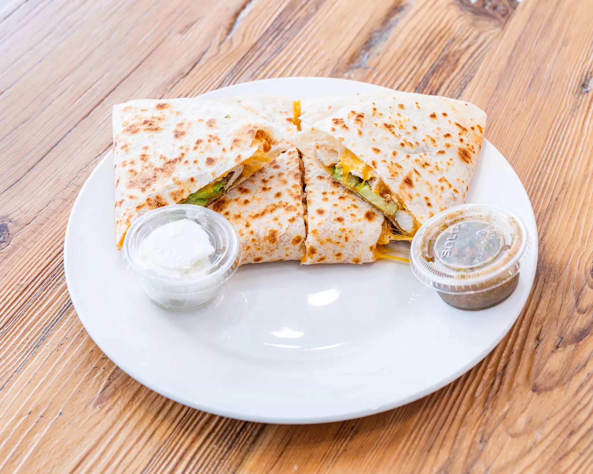 Chicken, Avocado & Cheddar.
