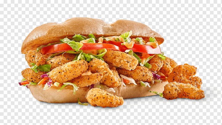 Po' Boy with Shrimp.