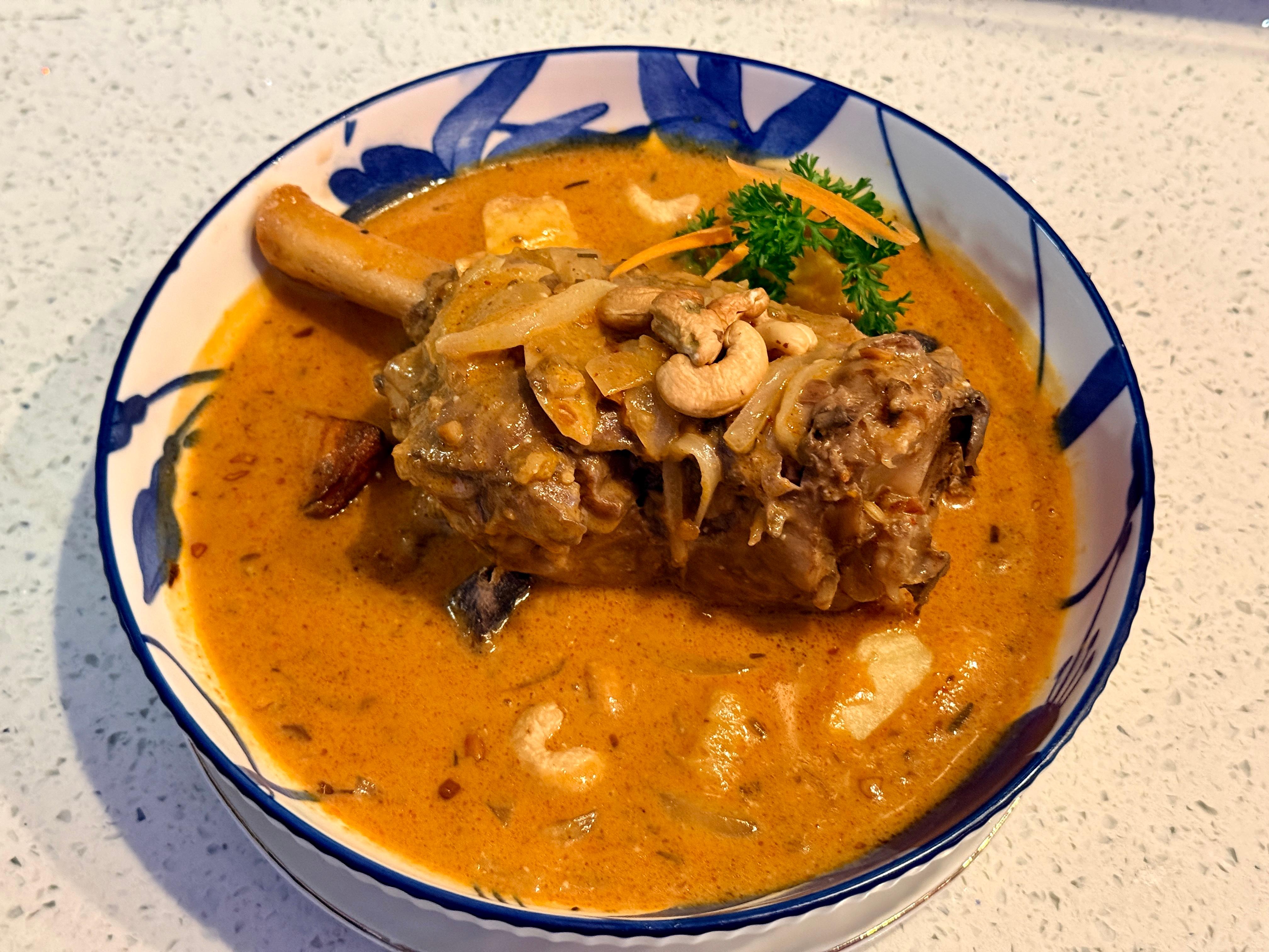 Lamb Shank Massaman.