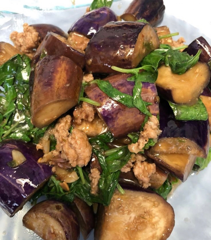 Stir Fried Eggplant.