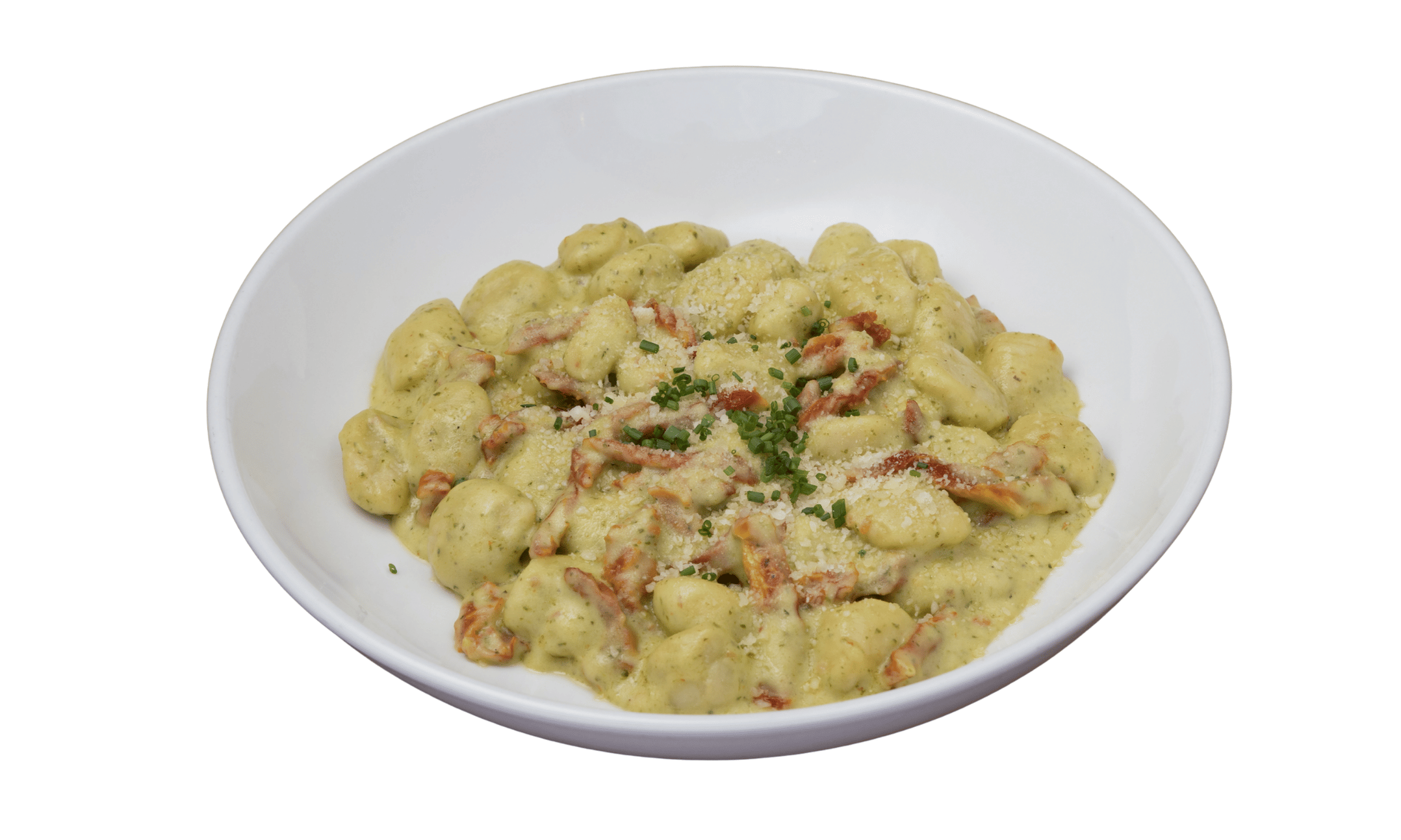 Creamy Pesto Gnocchi.