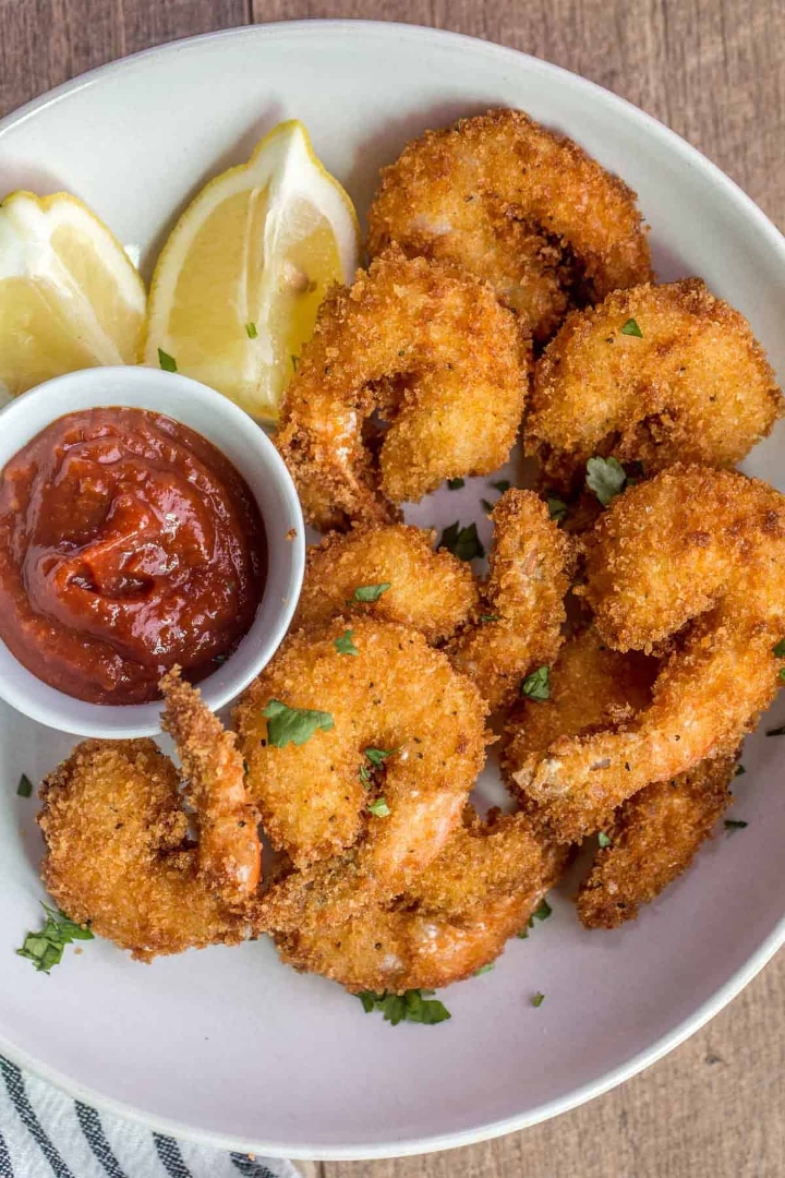 100pc Fried Shrimp Platter.