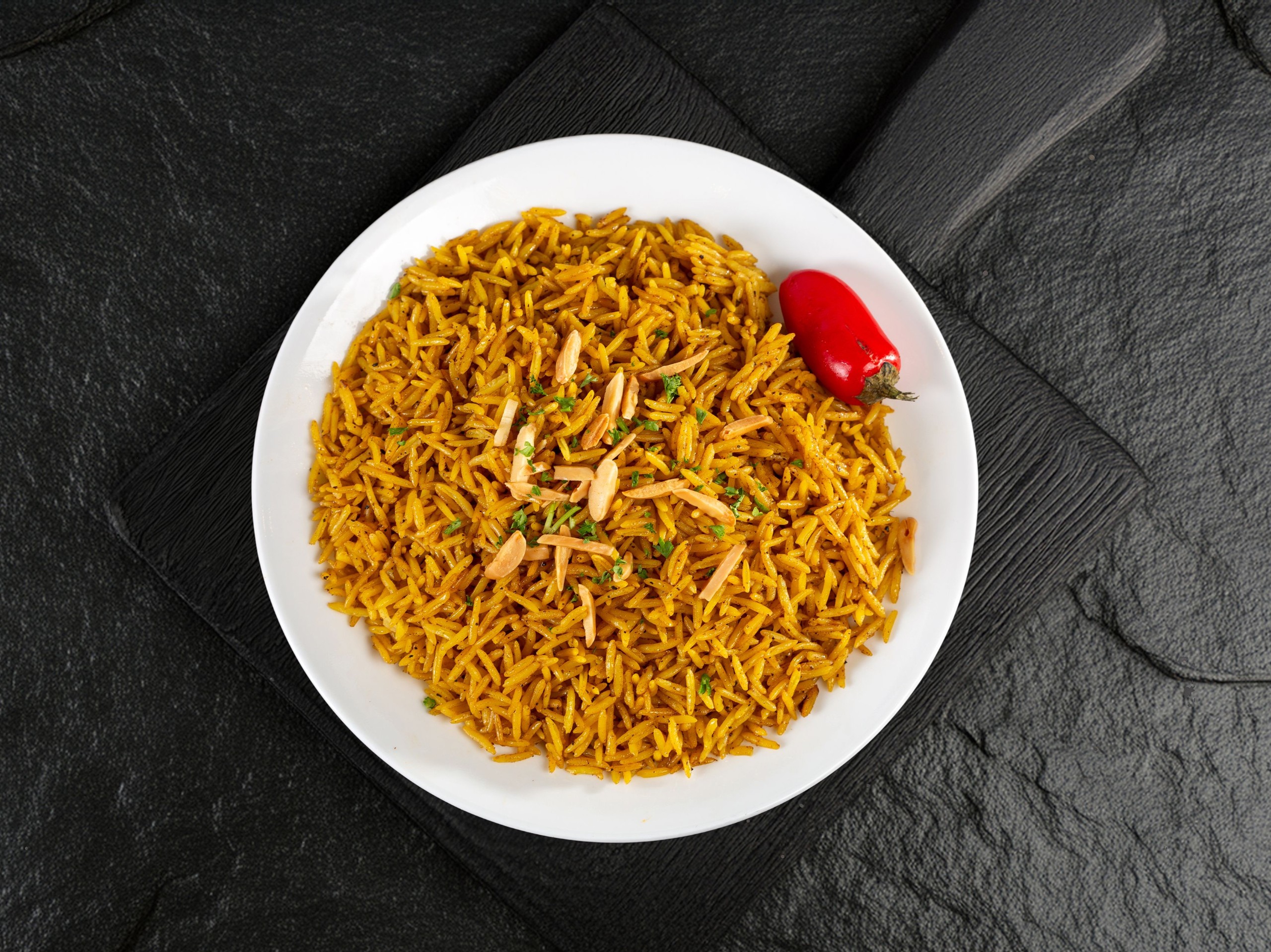 Add Rice Plate /إضافة طبق أرز.