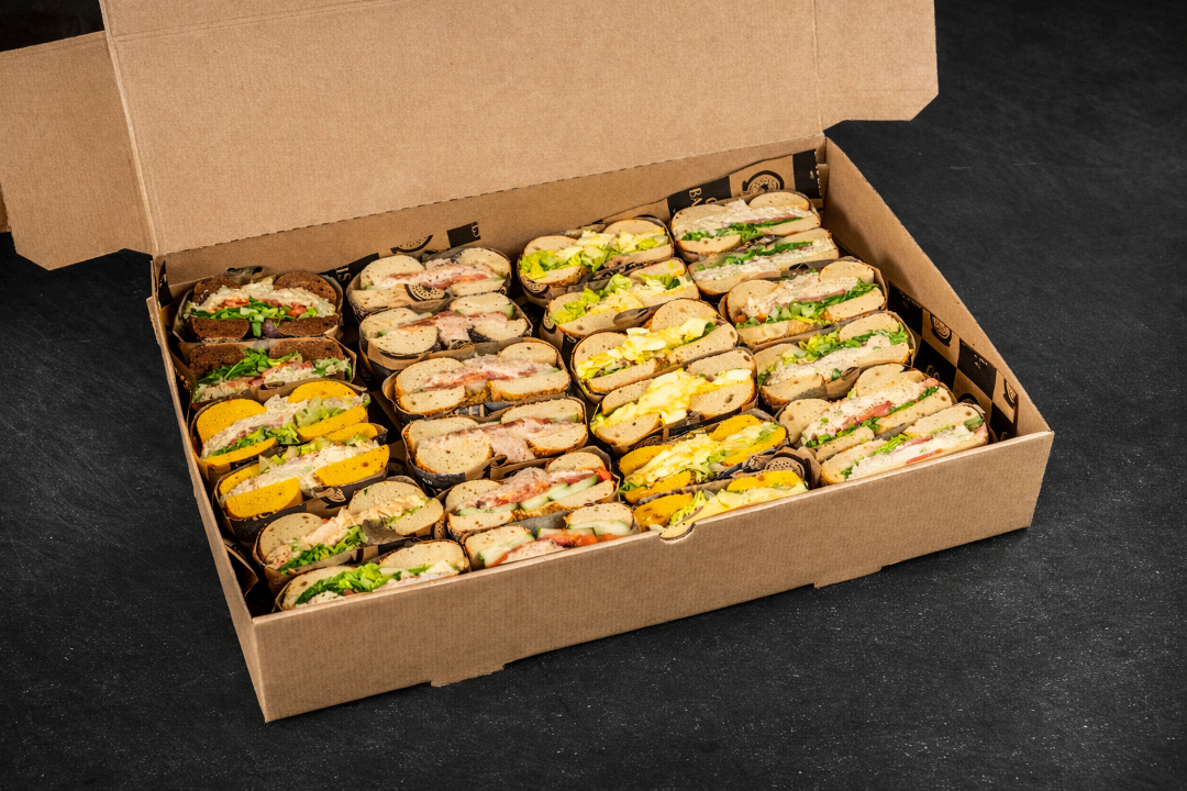 ASSORTED DELI CLASSICS BOX (12 Sandwiches).