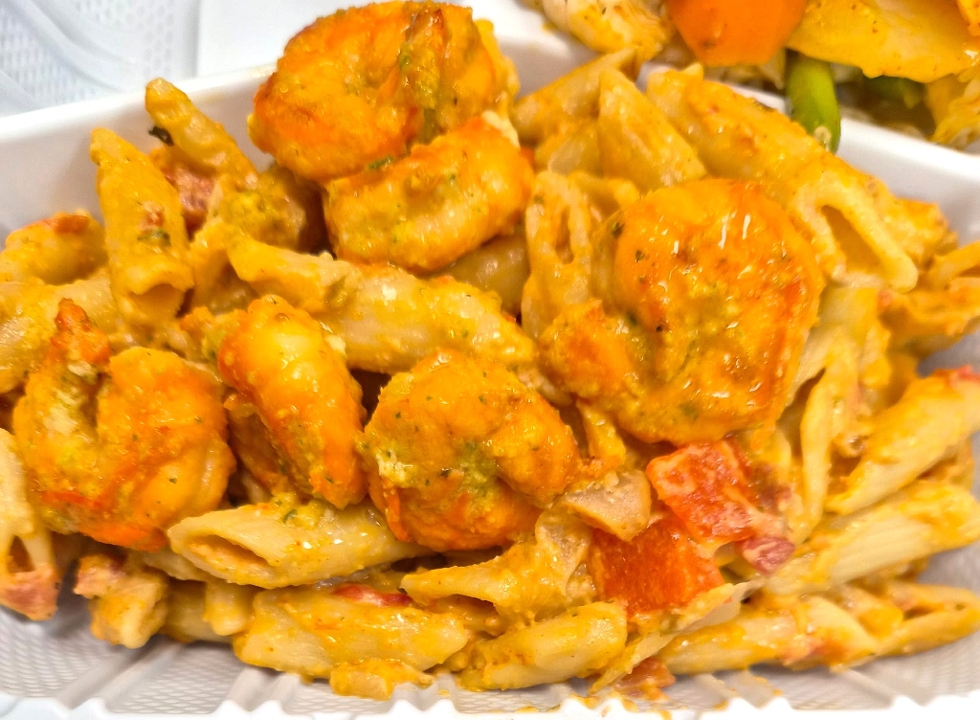 Creole Pasta With Shrimp.